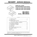 Sharp MX-DEX1 (serv.man2) Service Manual