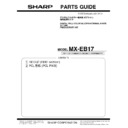mx-eb17 service manual / parts guide