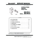 Sharp MX-FN14 Service Manual