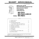 Sharp MX-FNX10 Service Manual
