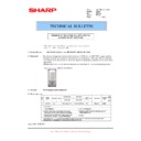 Sharp MX-FNX5 (serv.man10) Service Manual / Technical Bulletin