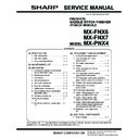 Sharp MX-FNX6 Service Manual