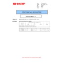 Sharp MX-FR17U (serv.man4) Service Manual / Technical Bulletin