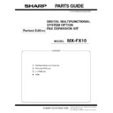 Sharp MX-FX10 (serv.man2) Service Manual / Parts Guide