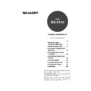 Sharp MX-FX10 (serv.man3) User Manual / Operation Manual
