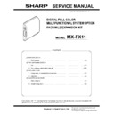 Sharp MX-FX11 (serv.man5) Service Manual