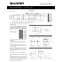 Sharp MX-GB50A Service Manual / Specification