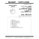 Sharp MX-LC10 (serv.man2) Service Manual / Parts Guide