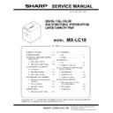 Sharp MX-LC10 Service Manual