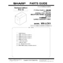 Sharp MX-LCX1 (serv.man3) Service Manual / Parts Guide