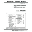 Sharp MX-LCX5 Service Manual