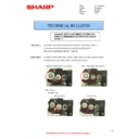 Sharp MX-M160, MX-M160D, MX-M160DK (serv.man25) Service Manual / Technical Bulletin