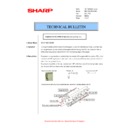 Sharp MX-M160, MX-M160D, MX-M160DK (serv.man36) Service Manual / Technical Bulletin