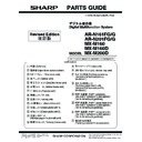 mx-m160, mx-m160d, mx-m160dk (serv.man5) service manual / parts guide