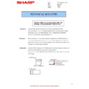 Sharp MX-M260, MX-M260N, MX-M260FG, MX-M260FP (serv.man33) Technical Bulletin