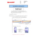 Sharp MX-M266N, MX-M316N, MX-M356N (serv.man79) Technical Bulletin