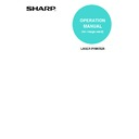Sharp MX-M350N, MX-M350U, MX-M450N, MX-M450U (serv.man19) User Guide / Operation Manual