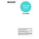 Sharp MX-M350N, MX-M350U, MX-M450N, MX-M450U (serv.man22) User Guide / Operation Manual