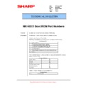 Sharp MX-M550U, MX-M620U (serv.man5) Parts Guide