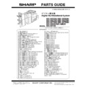 Sharp MX-M550U, MX-M620U (serv.man6) Parts Guide