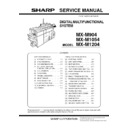 Sharp MX-M904, MX-M1204 (serv.man10) Service Manual
