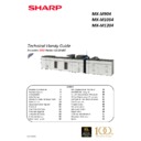 Sharp MX-M904, MX-M1204 (serv.man6) Handy Guide