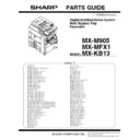 Sharp MX-M905 (serv.man5) Service Manual / Parts Guide