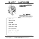 mx-m905 (serv.man6) service manual / parts guide