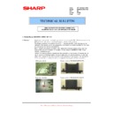 Sharp MX-M950, MX-MM1100 (serv.man92) Technical Bulletin