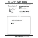 Sharp MX-PB12 Service Manual / Parts Guide