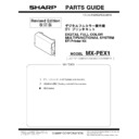 Sharp MX-PEX1 (serv.man5) Service Manual / Parts Guide