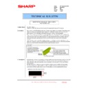 Sharp MX-PNX1A (serv.man17) Service Manual / Technical Bulletin