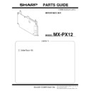 mx-px12 service manual / parts guide