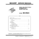 Sharp MX-RB23 Service Manual