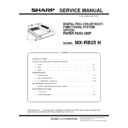 Sharp MX-RB25 Service Manual
