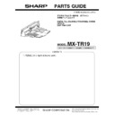 Sharp MX-TR19 (serv.man2) Service Manual / Parts Guide
