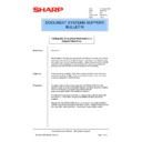 sharpfind v4 (serv.man18) service manual / technical bulletin