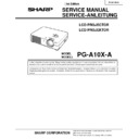 Sharp PG-A10XA (serv.man2) Service Manual