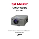 Sharp PG-C30XE Handy Guide