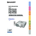 Sharp PG-F312X (serv.man10) User Manual / Operation Manual