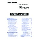 Sharp PG-F320W (serv.man12) User Guide / Operation Manual
