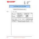 Sharp PG-M20S (serv.man33) Technical Bulletin