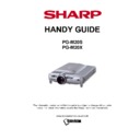 Sharp PG-M20S Handy Guide