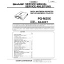 Sharp PG-M25XE (serv.man3) Service Manual
