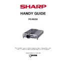 Sharp PG-M25XE Handy Guide
