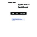 Sharp PG-MB60X (serv.man29) User Manual / Operation Manual