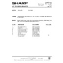 Sharp XG-3700E (serv.man4) Service Manual / Technical Bulletin