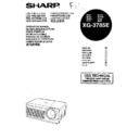 Sharp XG-3785E (serv.man4) User Guide / Operation Manual