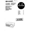 Sharp XG-3795E (serv.man4) User Manual / Operation Manual