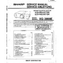 Sharp XG-3800E Service Manual